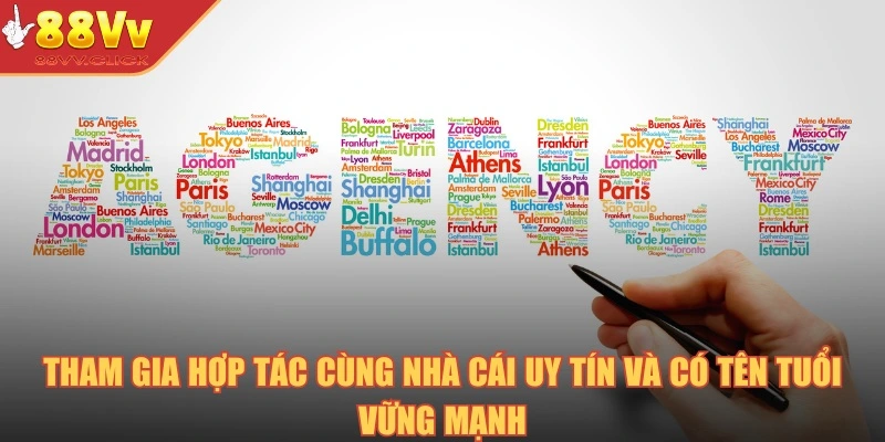 Đại Lý 88VV - Cơ Hội Hợp Tác Kinh Doanh Lớn Năm 2025 1 Tham gia hợp tác cùng nhà cái uy tín và có tên tuổi vững mạnh